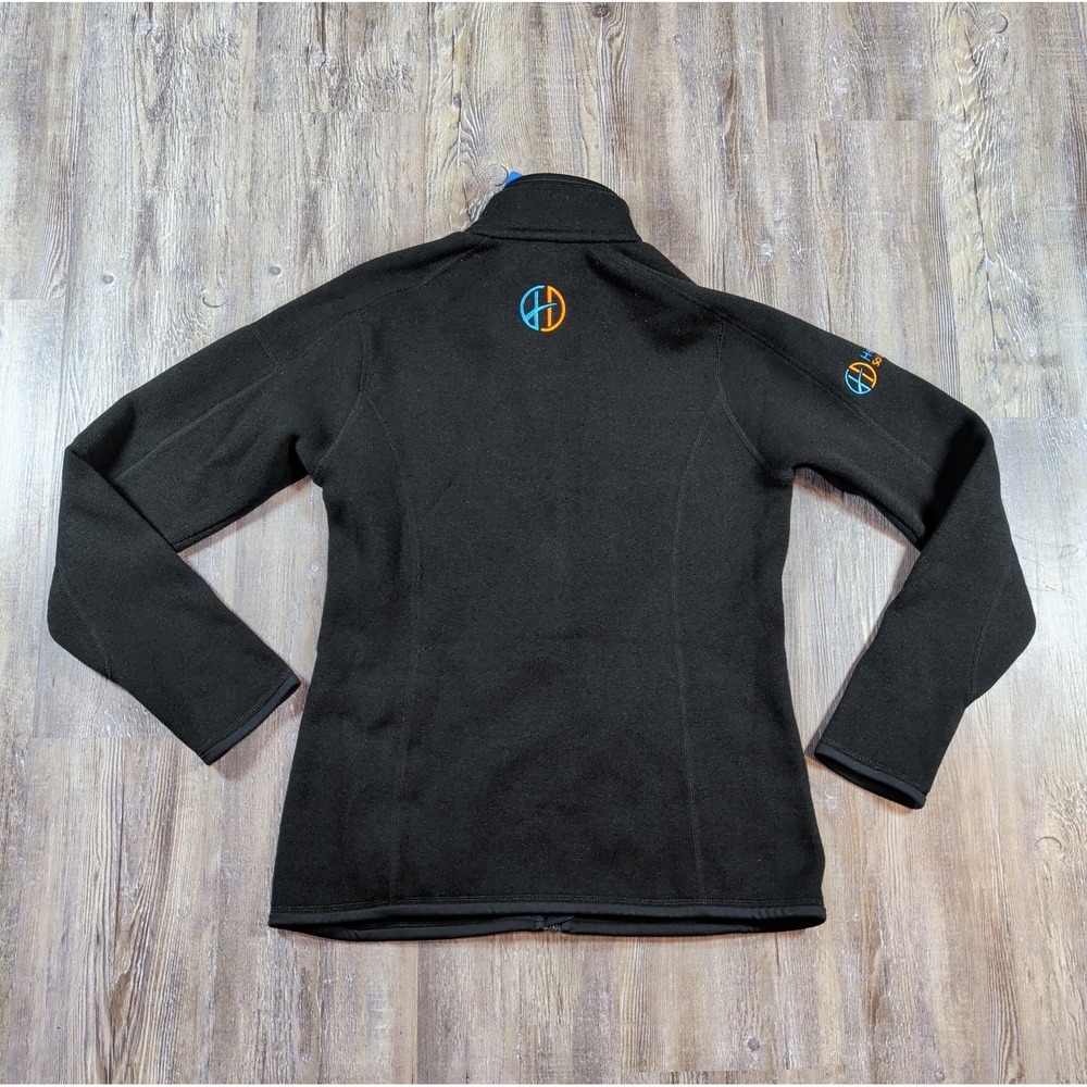 Patagonia Better Sweater Jacket Full Zip Women's Size Medium Black Company Logo - Picture 8 of 12